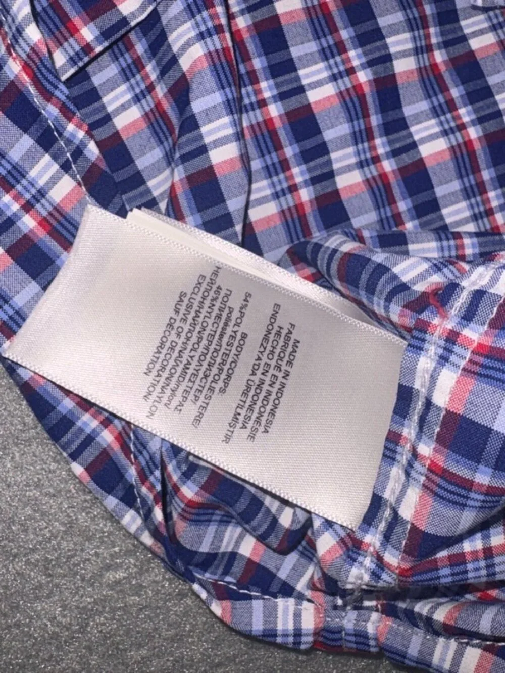 Boys Polo Ralph Lauren Long Sleeve Collared Button Down Performance Blue Red S/8
